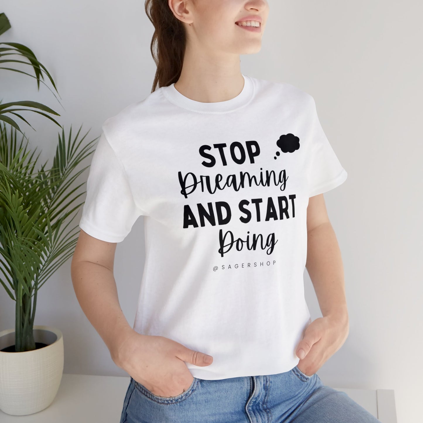 Start Doing Unisex Jersey Short Sleeve Tee