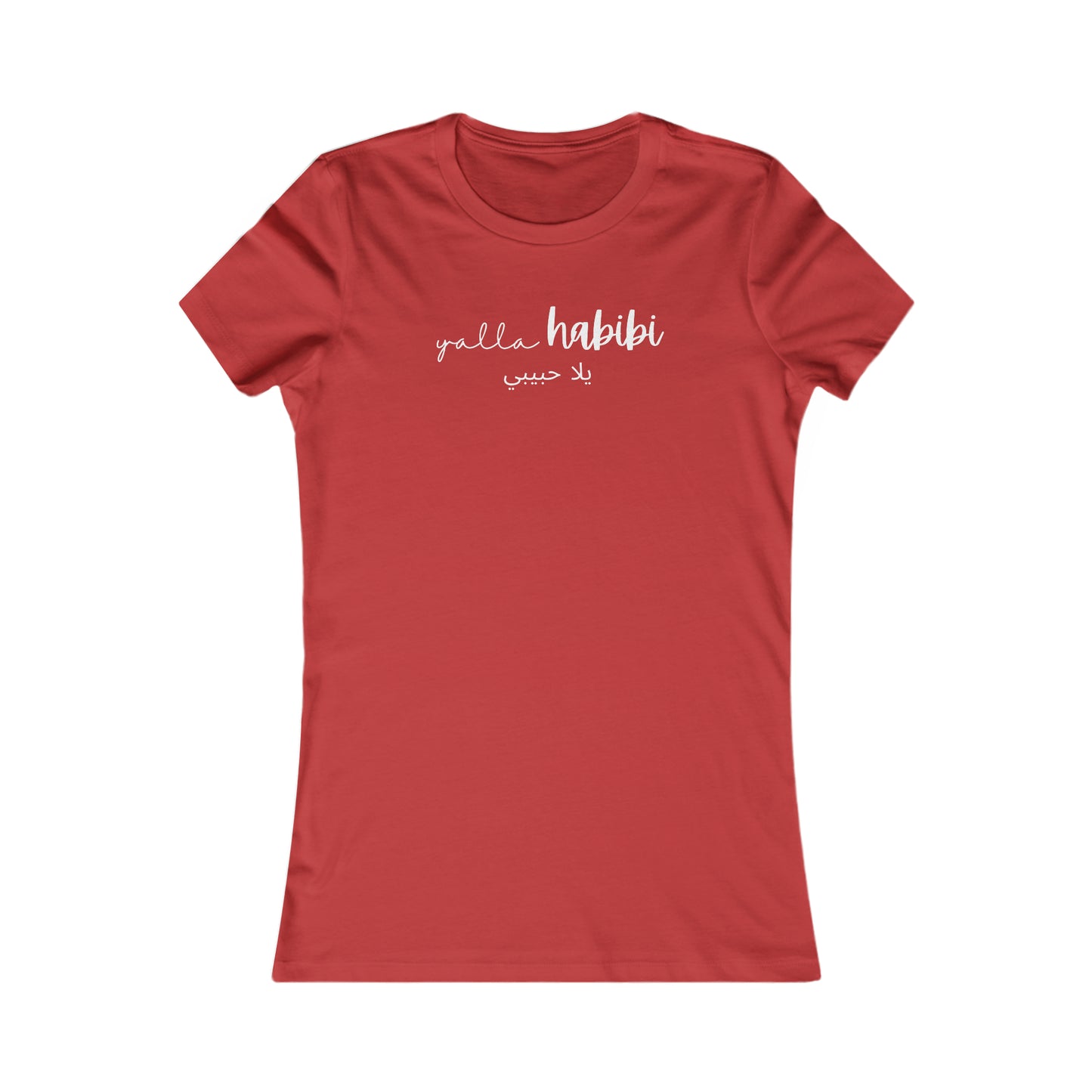 Yalla Habibi Women's Favorite Tee