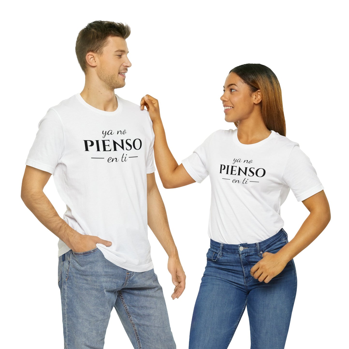 Ya No Pienso En Ti Unisex Jersey Short Sleeve Tee