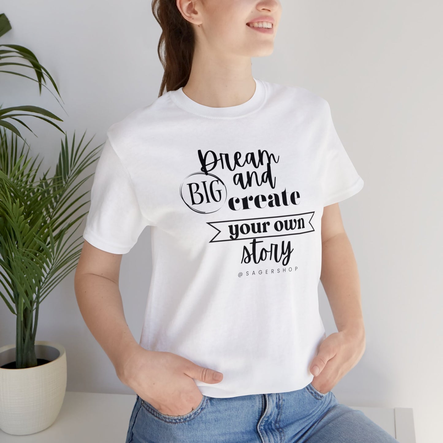 Dream Big Unisex Jersey Short Sleeve Tee