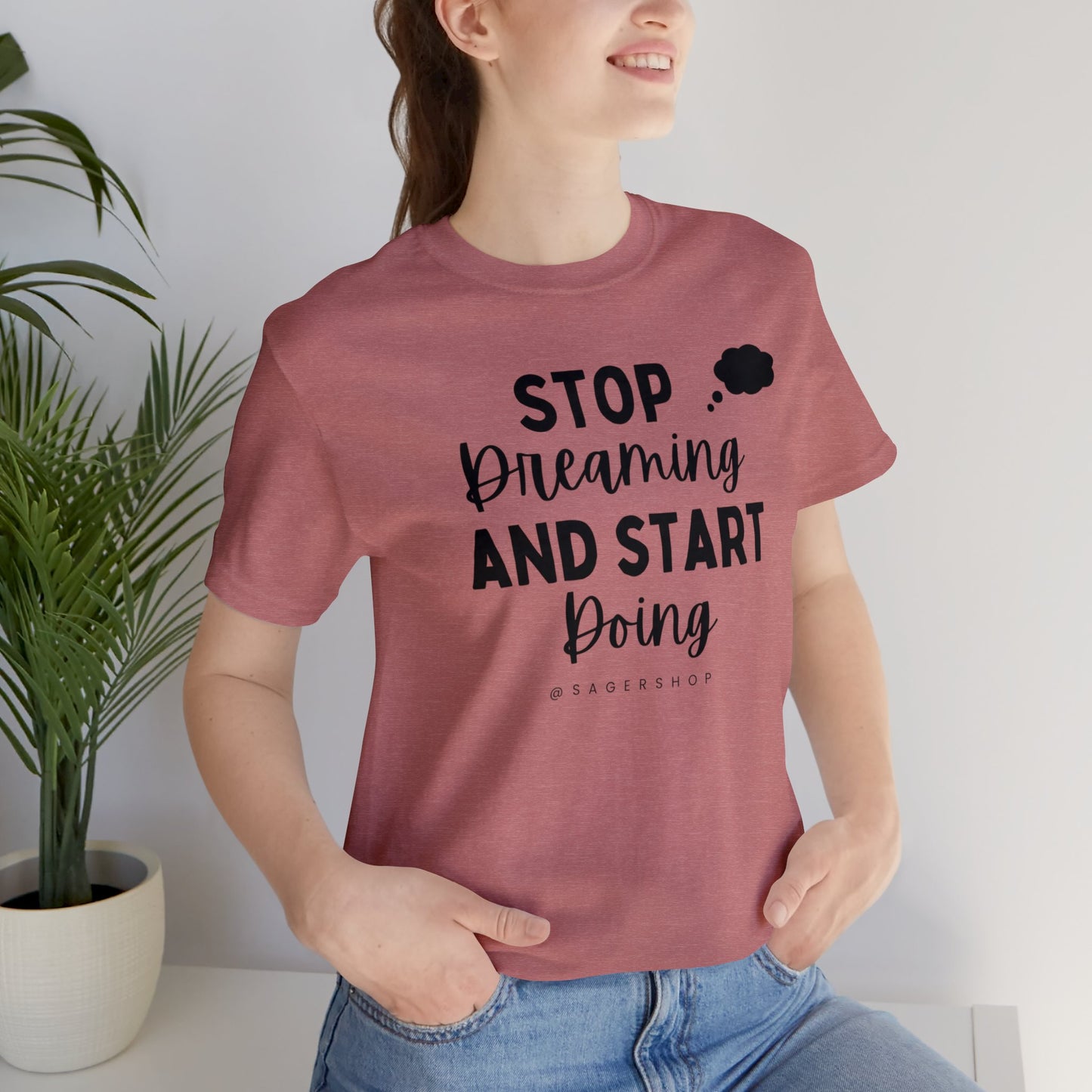 Start Doing Unisex Jersey Short Sleeve Tee