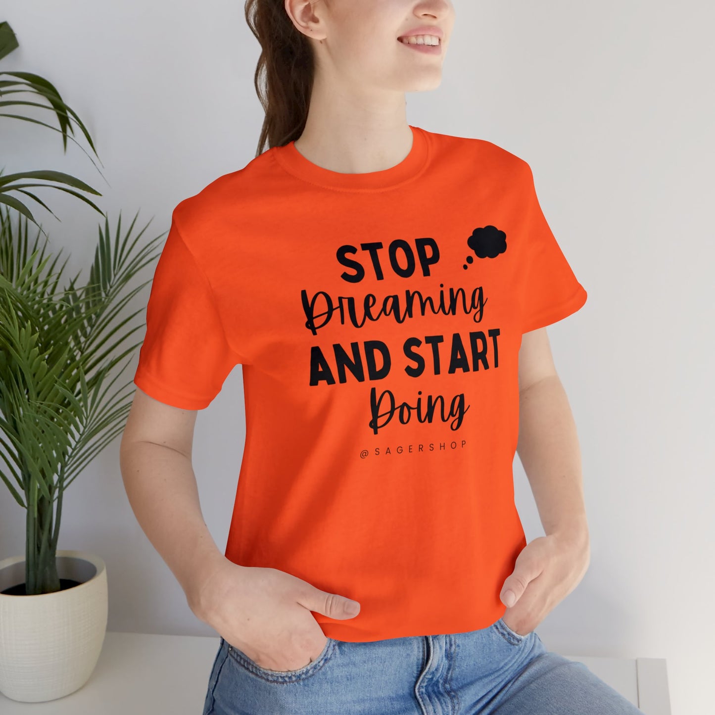 Start Doing Unisex Jersey Short Sleeve Tee