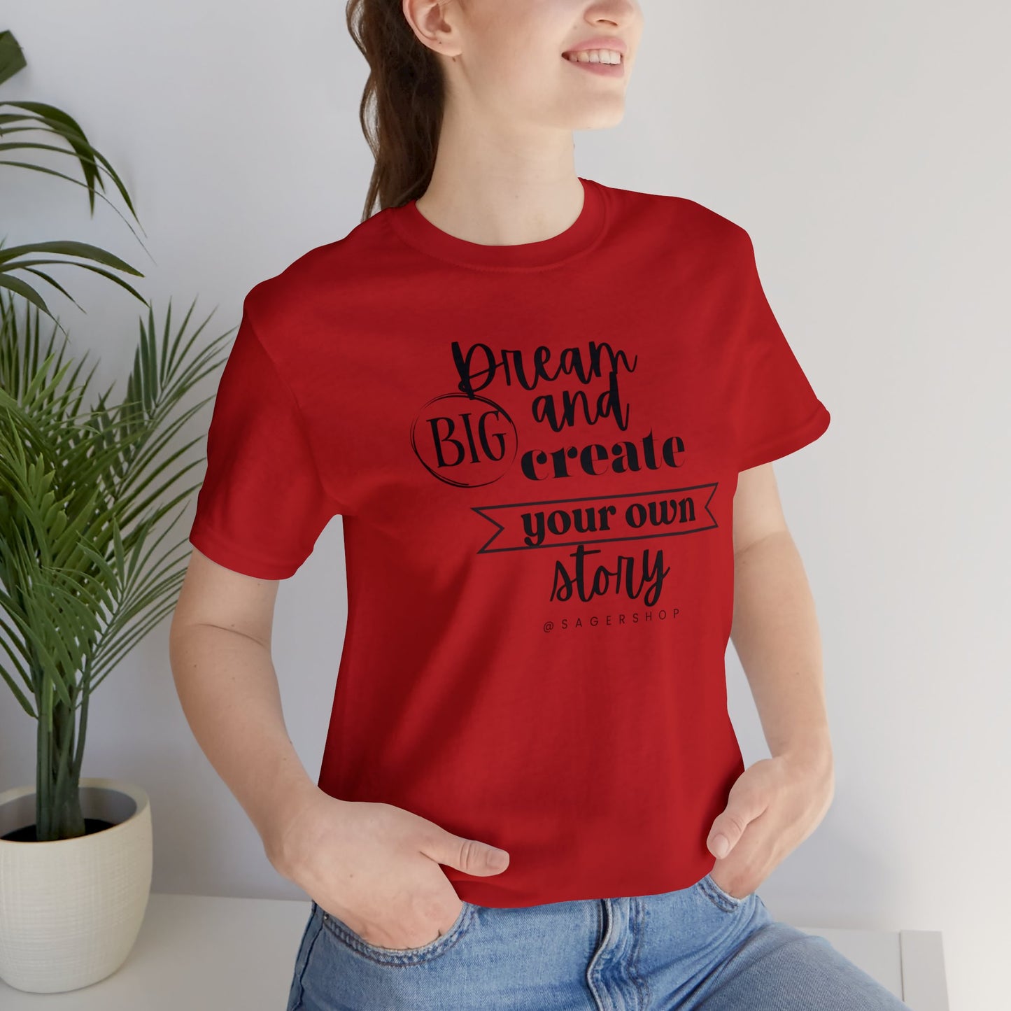 Dream Big Unisex Jersey Short Sleeve Tee