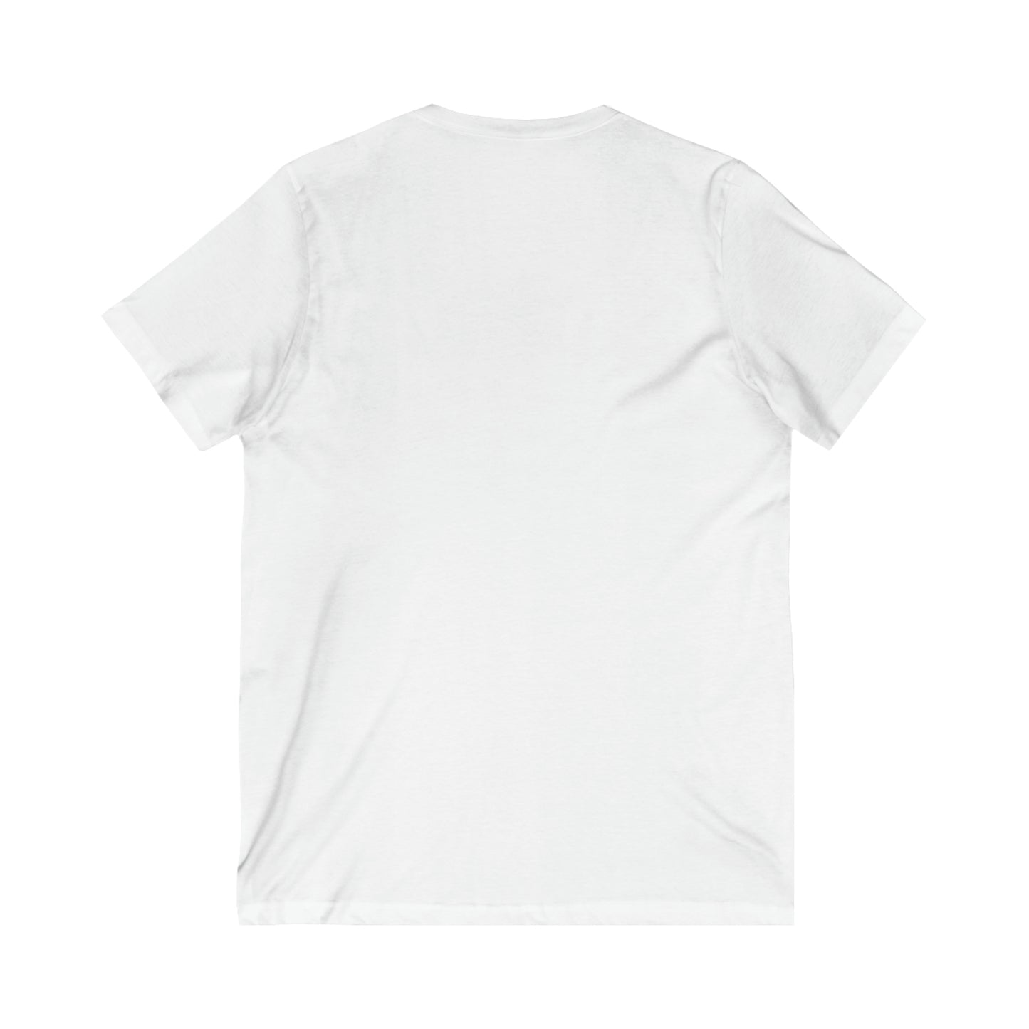 Ya No Pienso en Ti Unisex Jersey Short Sleeve V-Neck Tee