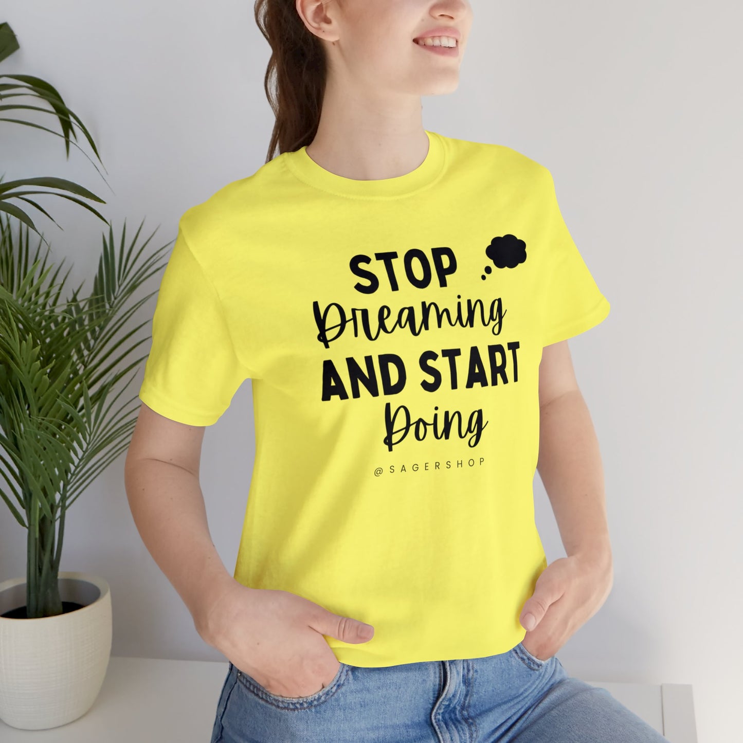 Start Doing Unisex Jersey Short Sleeve Tee