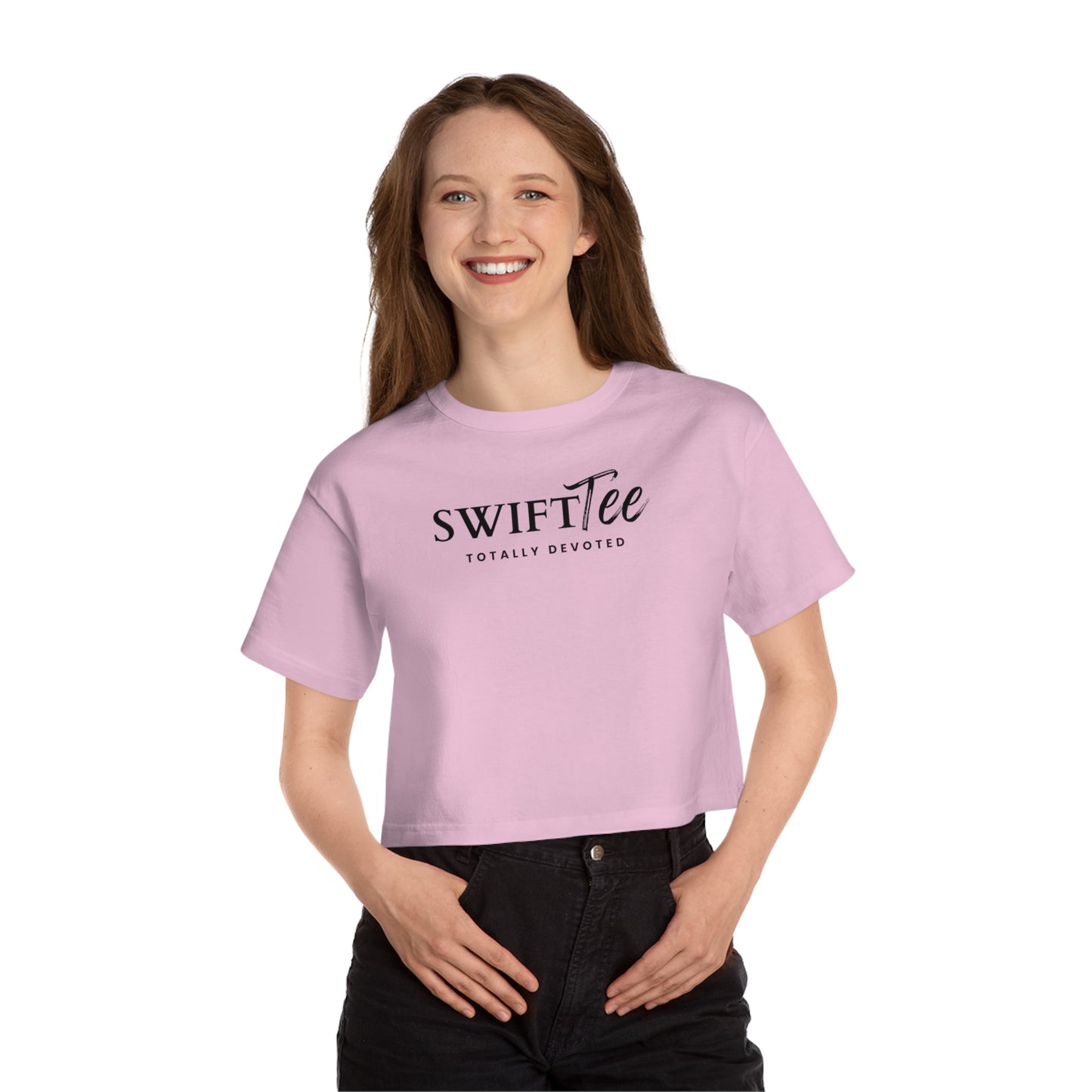 SwiftTee Champion Women's Heritage Cropped T-Shirt