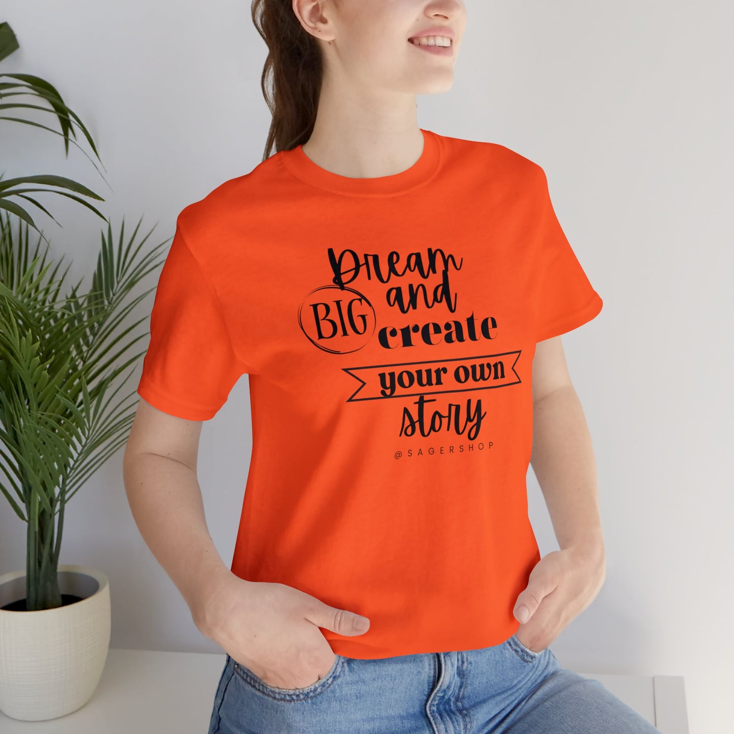 Dream Big Unisex Jersey Short Sleeve Tee