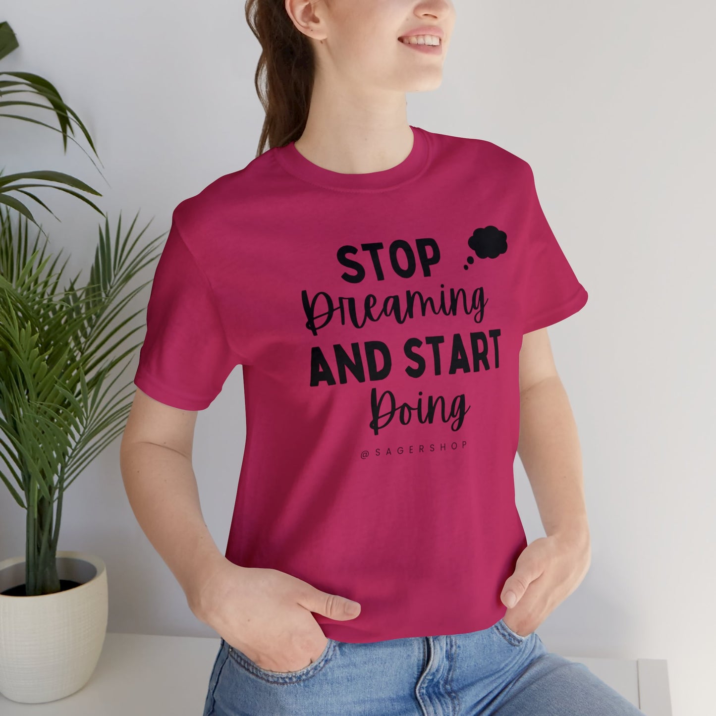 Start Doing Unisex Jersey Short Sleeve Tee