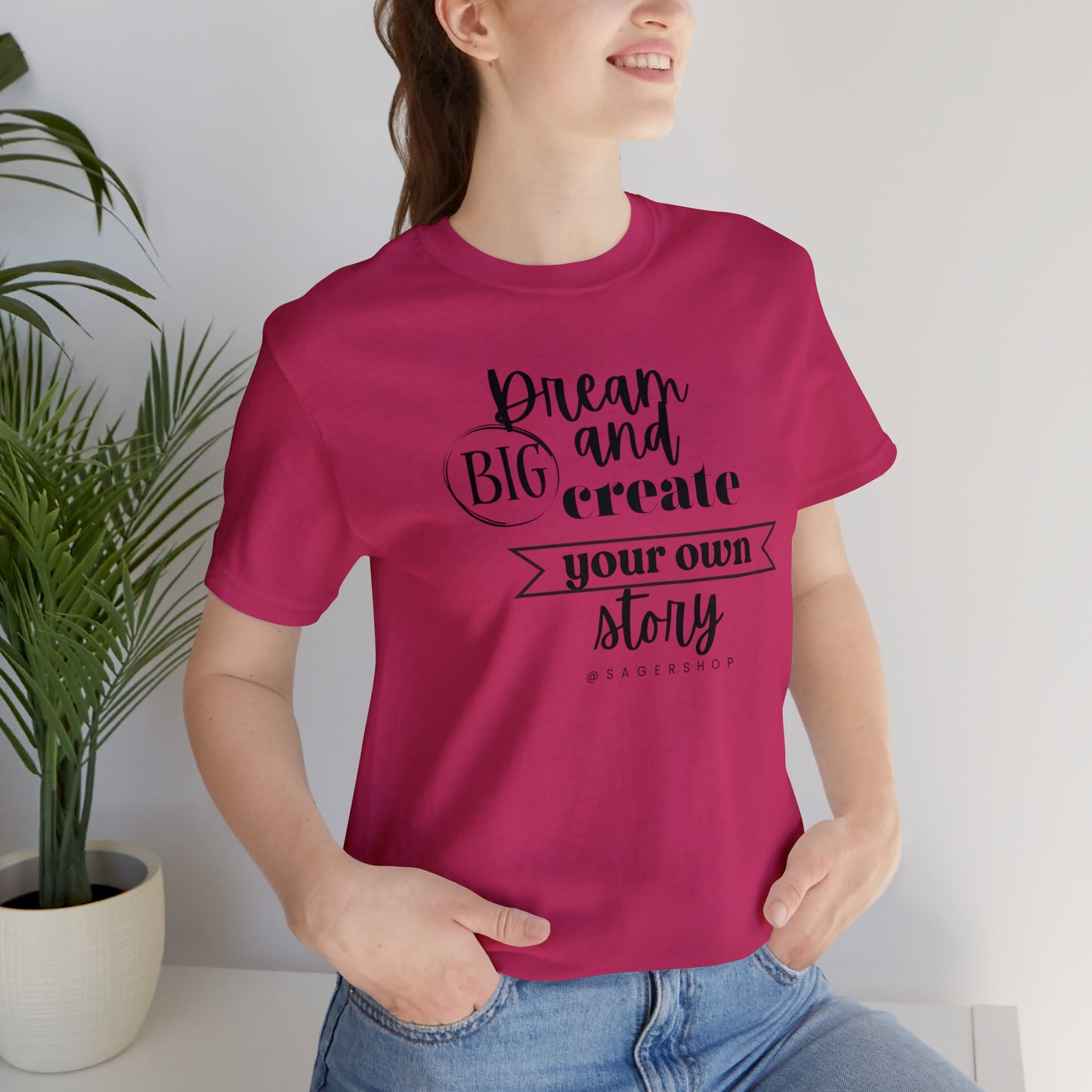 Dream Big Unisex Jersey Short Sleeve Tee