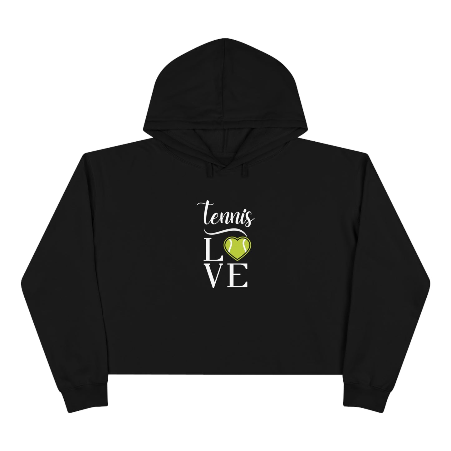 Tennis Love Crop Hoodie