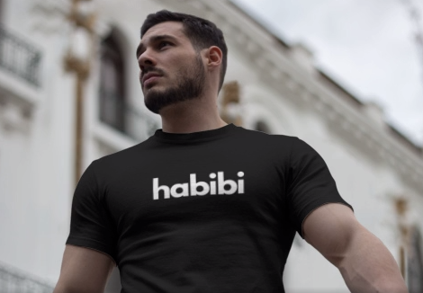 Habibi Mens Cotton Crew Tee